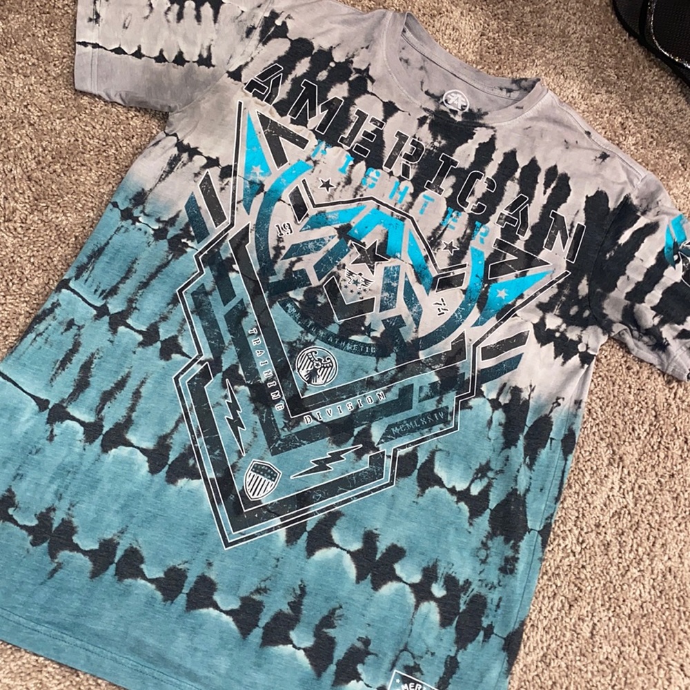 American Fighter tie dye T-shirt